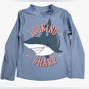 JUST ONE YOU BY CARTER’S Boys’ Shark “Looking Sharp” Long Sleeve Rash Guard‎ 5T
